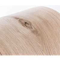NO LOGO 1pc Madera de Madera de Roble Natural Chapas Piezas brutas de Madera rebanadas de decoración for la Mesa de…
